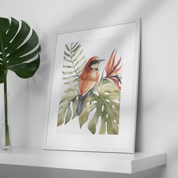 Bee-Eater Bird Watercolor Illustration Wall Art Print Poster Unframed - Picture 10 of 17